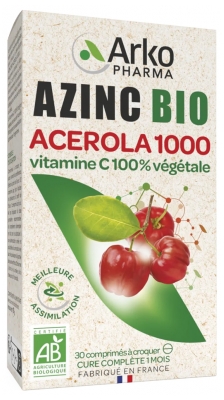 Arkopharma Acerola 1000 Organic 30 Tabletek do żucia