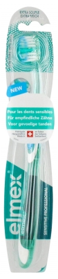 Elmex Sensitive Professional Brosse à Dents Extra Souple - Couleur : Bleu