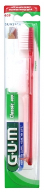 GUM Spazzolino da Denti Classic 409 - Colore: Rosso