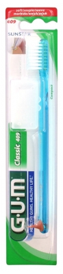 GUM Toothbrush Classic 409 - Colour: Turquoise