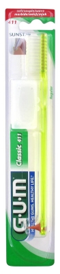 GUM Toothbrush Classic 411 - Colour: Yellow