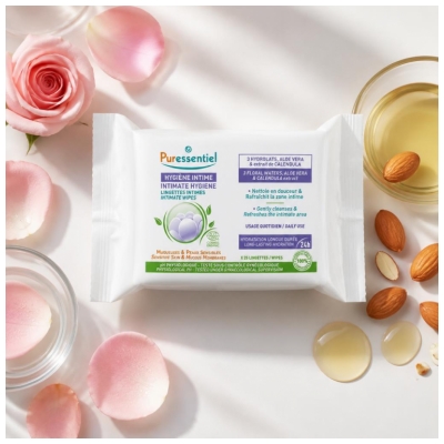 Puressentiel Ekologiczne Chusteczki Intymne 25 szt