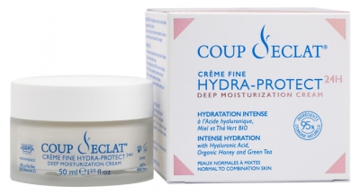 Coup d'Éclat Crème Fine Hydra-Protect 24H Hydratation Intense 50 ml