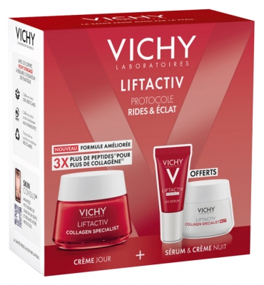 Vichy LiftActiv Collagene Specialista Giorno 50 ml + Notte 15 ml & Siero B3 5 ml Gratis
