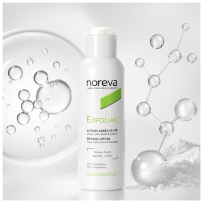 Noreva Exfoliac Losjon za sušenje 125 ml