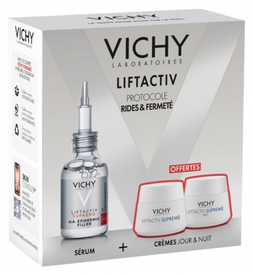 Vichy LiftActiv Supreme H.A. Epidermic Filler Serum 30 ml + Supreme Day 15 ml & Night 15 ml Angeboten