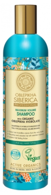 Natura Siberica Oblepikha Shampoo Volume Maximal con Idrolato di Olivello Spinoso Biologico 400 ml