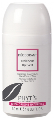 Phyt's Déodorant Fraicheur Thé Vert Roll-On Bio 50 ml