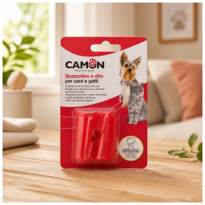 Camon Náprstky pro ústní hygienu psů a koček 2 náprstky