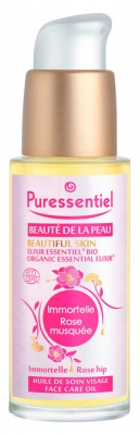 Puressentiel Beauté de la Peau Élixir Essentiel Huile de Soin Visage Bio 30 ml