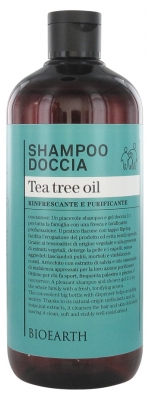 Bioearth Family Tea Tree Oil Shower Shampoo 500 ml