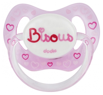 Dodie Orthodontic Silicone Soother 18 Months and + N°P61 - Model: Bisous