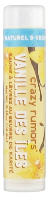 Crazy Rumors Scented Lip Balm 4.4ml - Fragrance: Vanilla from the Isles