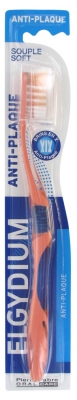 Elgydium Cepillo de Dientes Suave Antiplaca - Color: Naranja