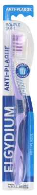 Elgydium Anti-Plaque Brosse à Dents Souple - Couleur : Violet