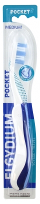 Elgydium Taschenzahnbürste Medium - Farbe: Blau