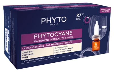Phyto Phytocyane Anti Hair Loss Progressive Treatment Women 12 x 5ml