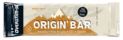 Overstims Origin' Bar 40g - Flavour: Salty