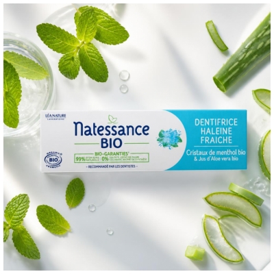 Natessance Ekologiškas Gaivaus Kvapo Dantų Pasta 75 ml