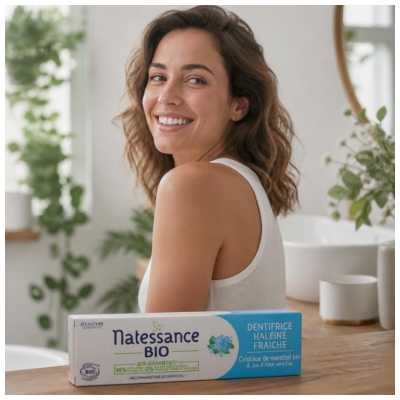 Natessance Tandkräm Frisk Andedräkt Ekologisk 75 ml