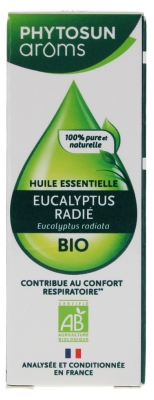 Phytosun Arôms Eucalyptus radiata (Eucalyptus radiata) Essential Oil Organic 10ml