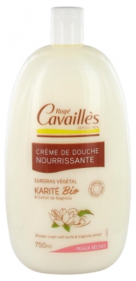 Rogé Cavaillès Crème de Douche Nourrissante Karité Bio & Extrait de Magnolia 750 ml