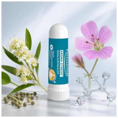 Puressentiel Aroma Inhalátor proti stresu s 5 éterickými oleji 1 ml