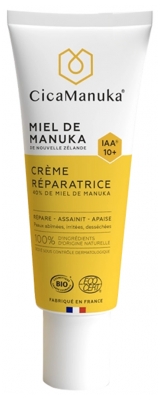 CicaManuka Crème Réparatrice 40% de Miel de Manuka IAA 10+ Bio 40 ml
