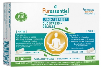 Puressentiel Aroma Stress Duo Stress + Gélules 30 Gélules