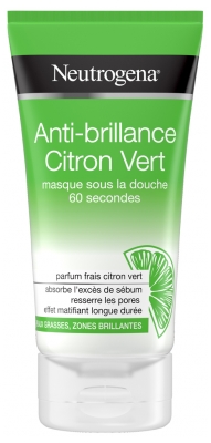 Neutrogena Anti-Brillance Citron Vert Masque sous La Douche 60 Secondes 150 ml