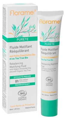 Florame Pureté Bio Matējošs Atjaunojošs Fluids 40 ml