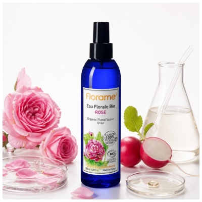 Bio Růžová květová voda Florame 200 ml
