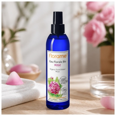 Florame Luomu Ruusuvesi 200 ml