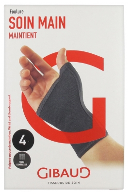 Gibaud Soin Main Wrist-Thumb Support - Size: Size 4