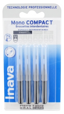 Inava Mono Compact 4 Brossettes Interdentaires - Taille : ISO0 0,6 mm