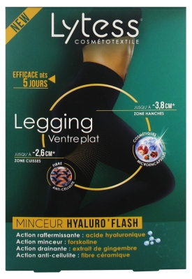 Lytess Cosmétotextile Hyaluro'Flash Slimness Flat Belly Legging - Size: L/XL