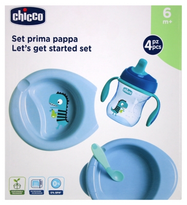 Chicco Meal Set 6 Months and + - Colour: Blue