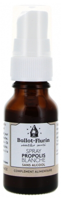 Ballot-Flurin Organic Alcohol Free White Propolis Spray 15 ml