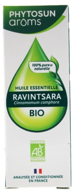Phytosun Arôms Ravintsara Essential Oil (Cinnamomum camphora) Organic 5ml