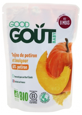 Good Goût Tajine de Potiron et Boulgour dès 8 Mois Bio 190 g