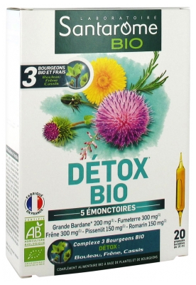 Santarome Bio Détox Bio 20 Ampoules