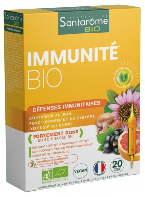 Santarome Bio Immunité Bio 20 Ampoules