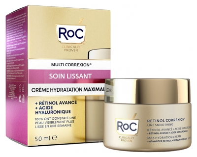 RoC Multi Correxion Soin Lissant Crème Hydratation Maximale 50 ml
