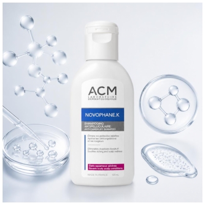 Laboratoire ACM Novophane .K Anti-Dandruff Shampoo 125 ml