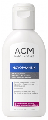 Laboratoire ACM Novophane .K Shampoing Antipelliculaire 125 ml