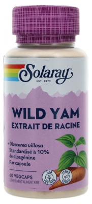 Solaray Wild Yam - Dziki Jams 60 Kapsułek