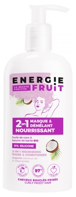 Energie Fruit Maschera Detergente Nutriente 2in1 con Olio di Cocco e Burro di Karitè 300 ml