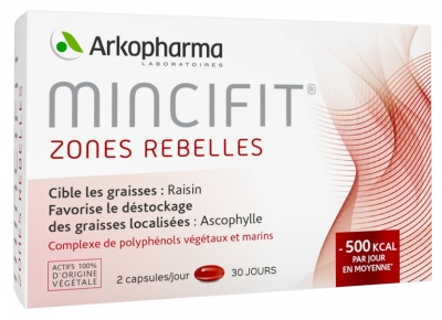 Arkopharma Mincifit Zones Rebelles 60 Capsules