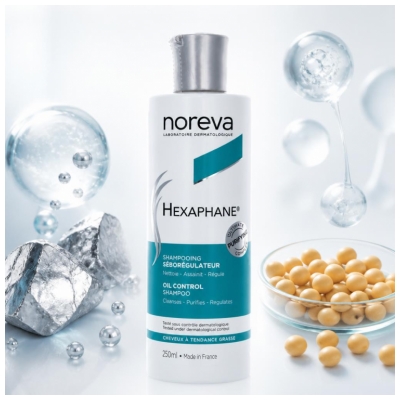 Noreva Hexaphane Shampoing Séborégulateur 250 ml