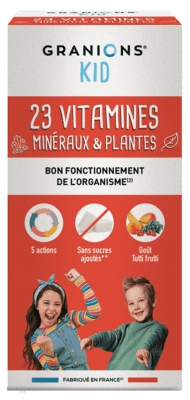 Granions Kid 23 Vitamines Minéraux et Plantes 200 ml